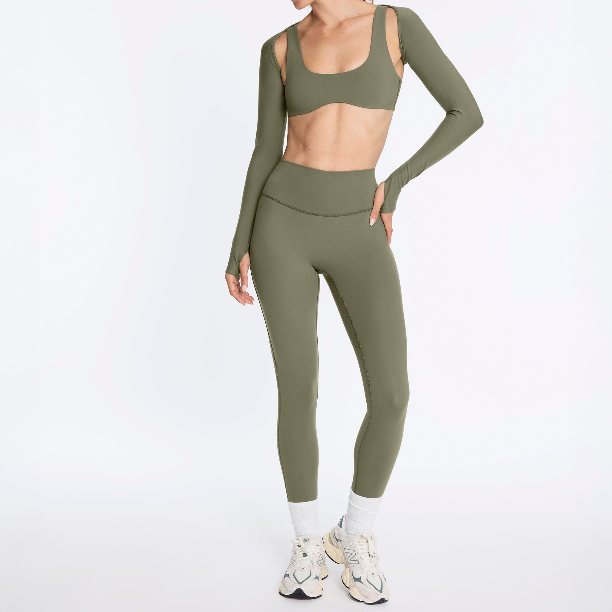 Wave Wirefree Bra Olive - Image 11