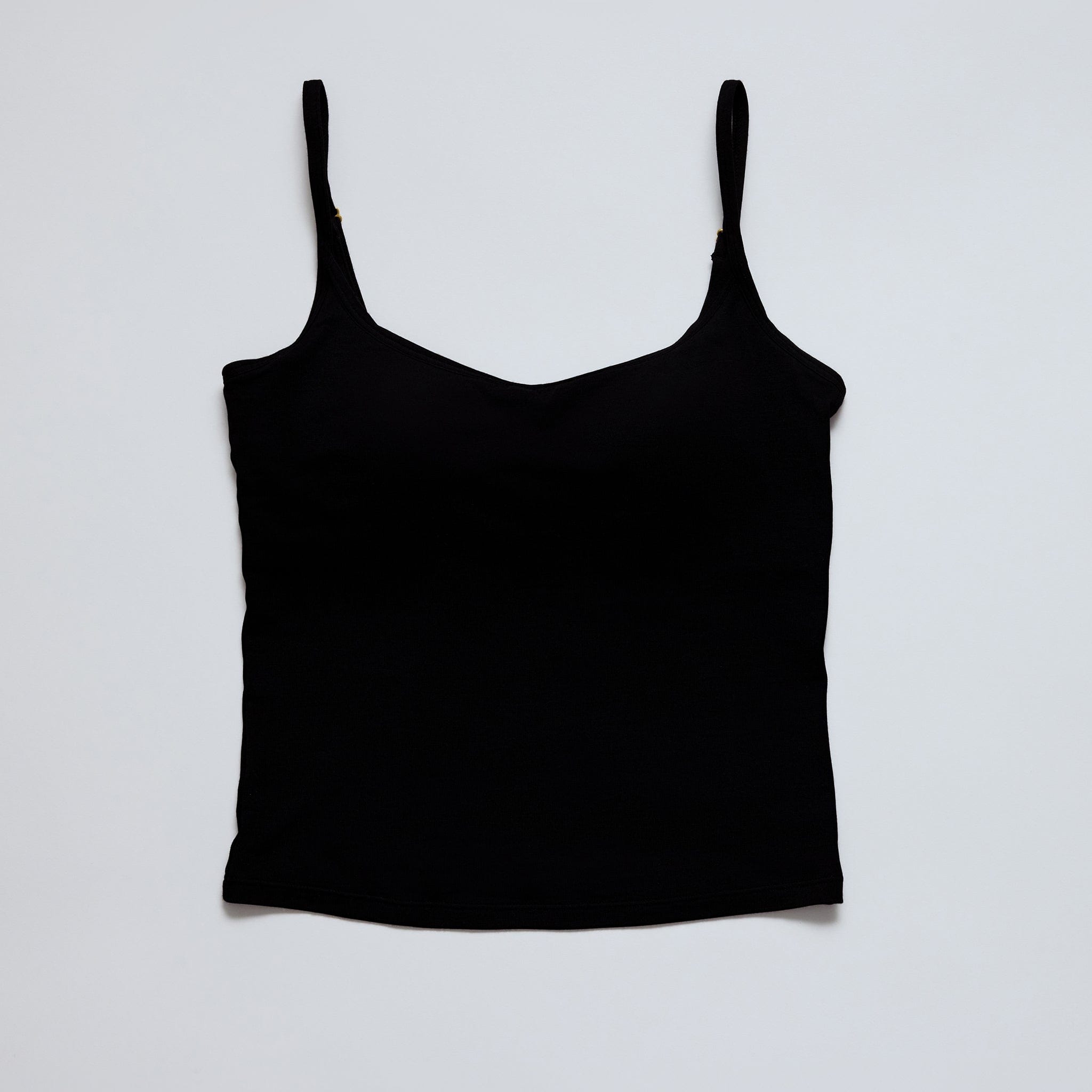 Supima® Cotton Cami Bra Black - Image 8