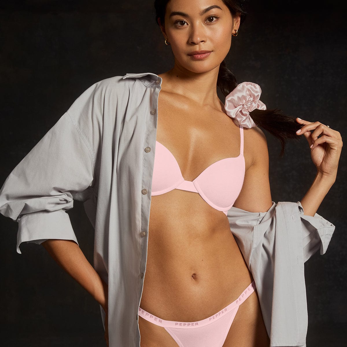 Supima® Cotton Lift Up Bra Ballet - Image 5