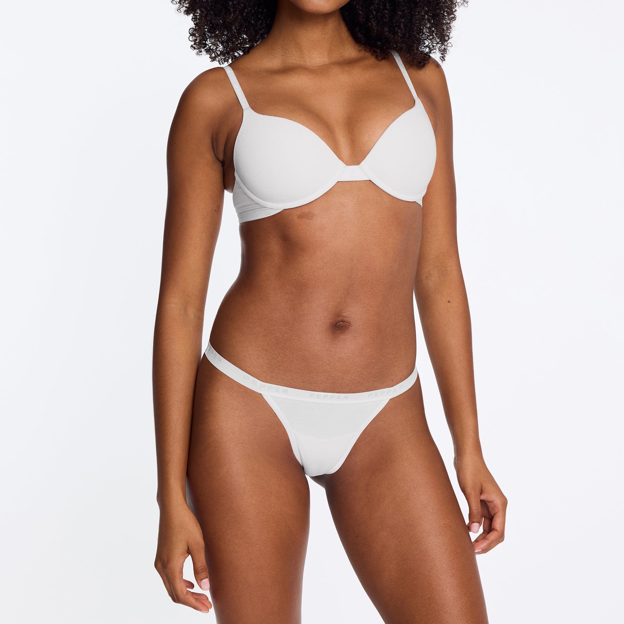 Supima® Cotton String Thong White - Image 3