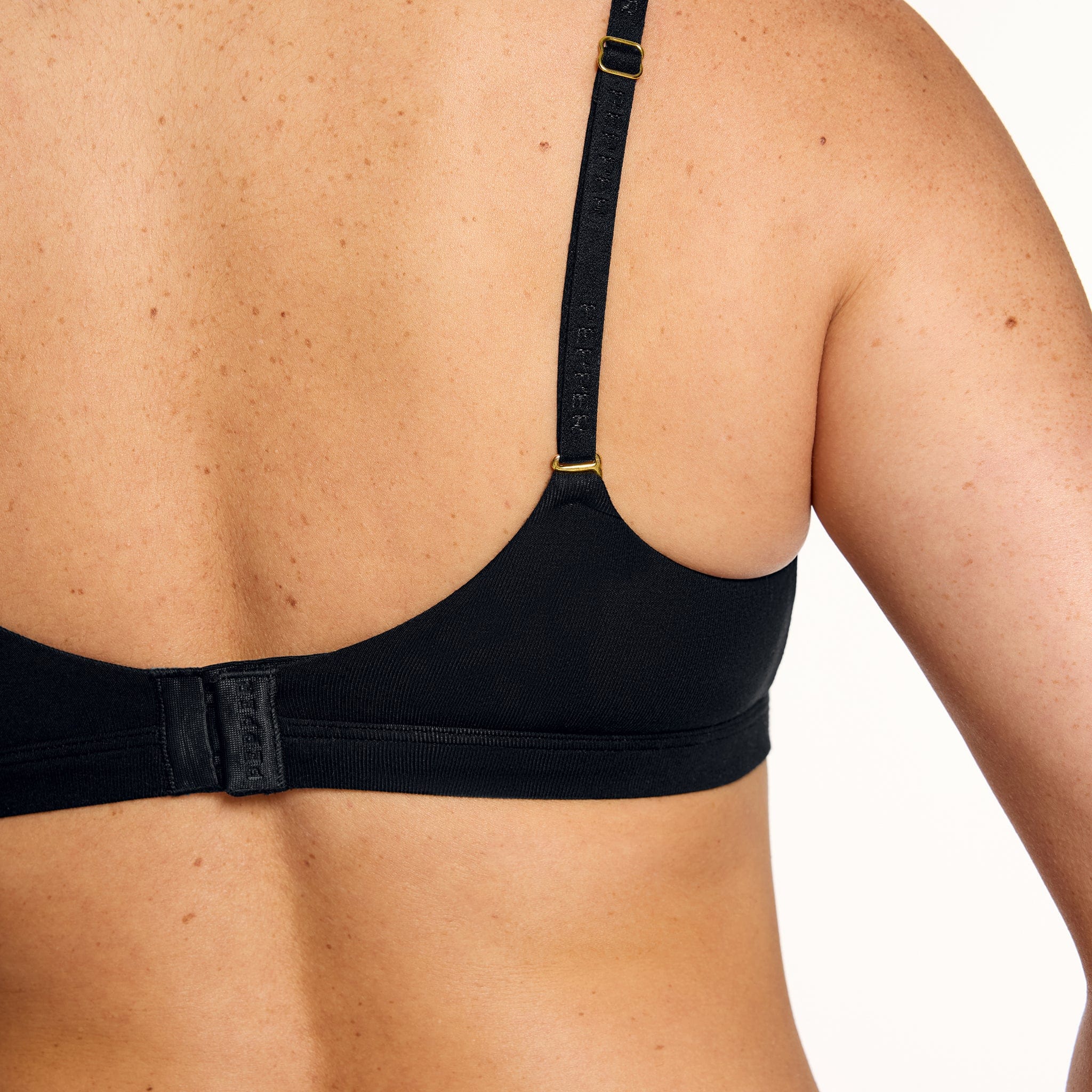 Supima® Cotton Wirefree Bra Black - Image 4