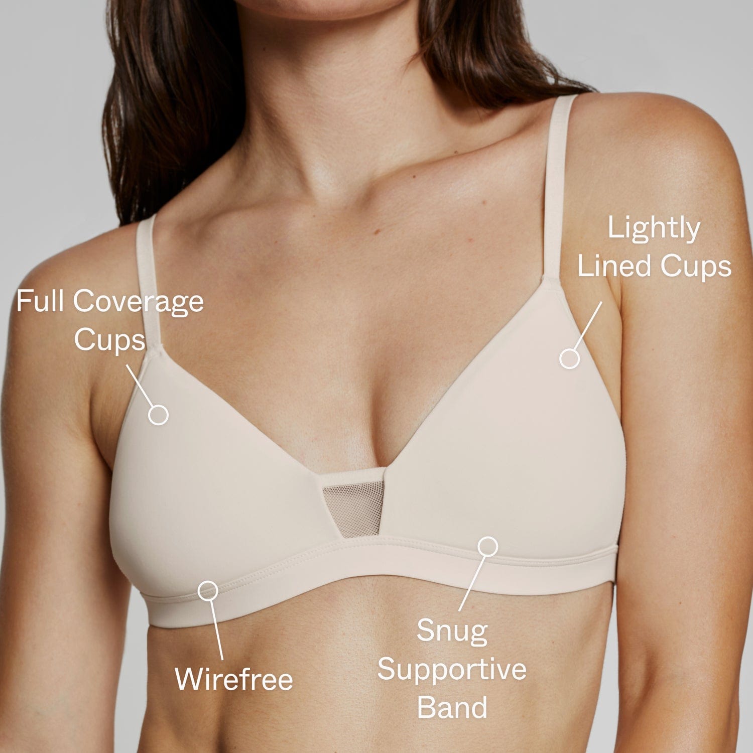 FeelGood Wirefree T-Shirt Bra Fawn - Image 5