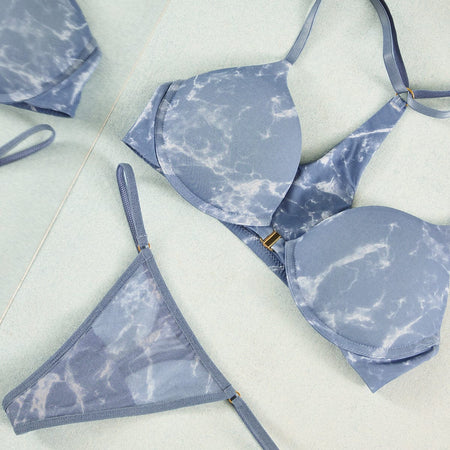 Fine Mesh Thong Marbled Sky - Image 2