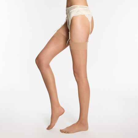 MeMoí Thigh High Stockings Nude - Image 2