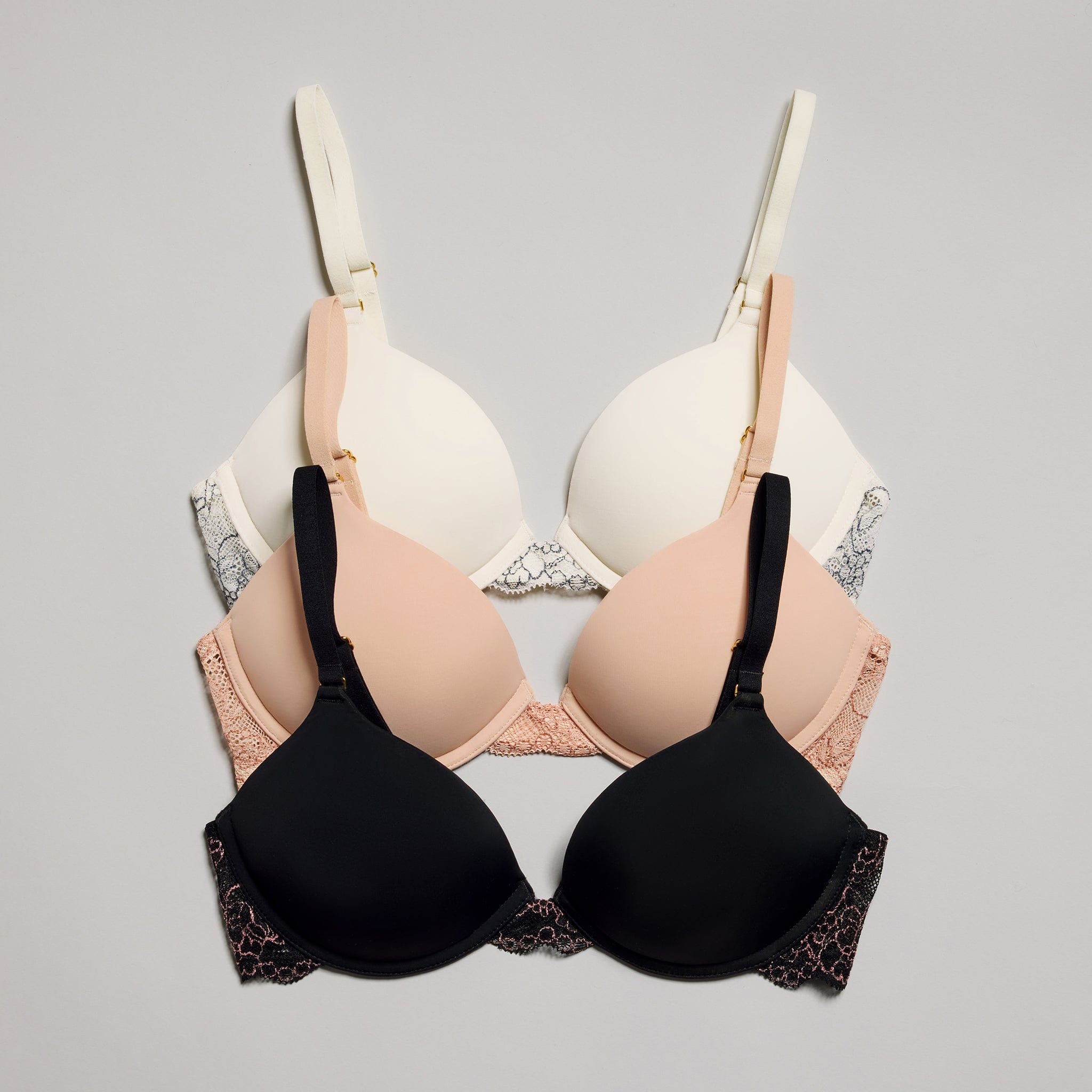 Smooth Lace Lift Up Bra Ecru Two-Tone - Image 11