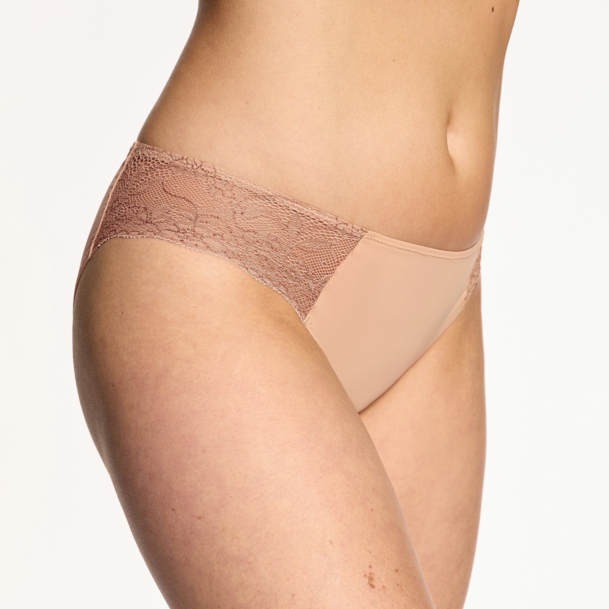 Smooth Lace Bikini Buff Two-Tone - Image 7