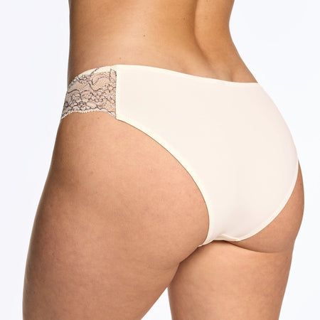 Smooth Lace Bikini Ecru Two-Tone - Image 2
